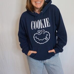 Sesame Street Nirvana Cookie Monster hoodie